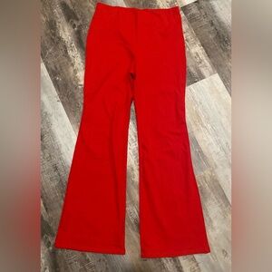 HALARA Bold Red Flare Pants